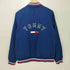 トミー TOMMY ロゴ刺繍 ジップアップブルゾン レディース M