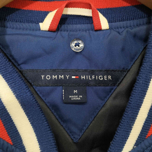 トミー TOMMY ロゴ刺繍 ジップアップブルゾン レディース M