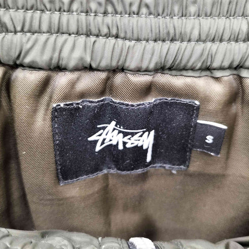 ステューシー Stussy キルティングデザイン ジッパーフライ ミニスカート y2k レディース small