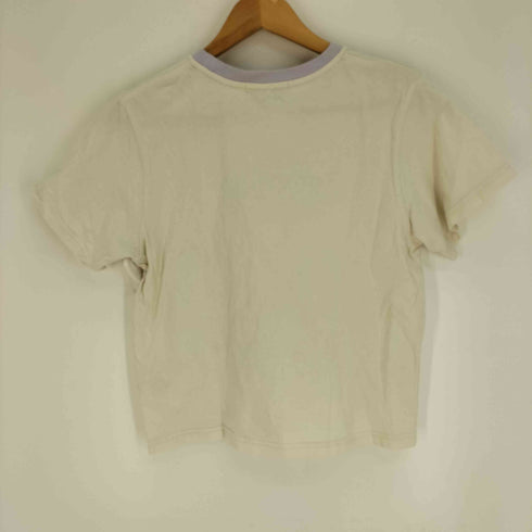 マリークワント MARY QUANT ロゴ プリント Tシャツ レディース import:M