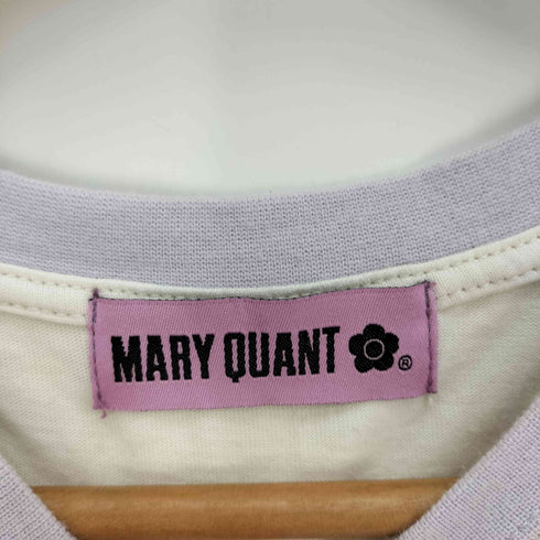 マリークワント MARY QUANT ロゴ プリント Tシャツ レディース import:M