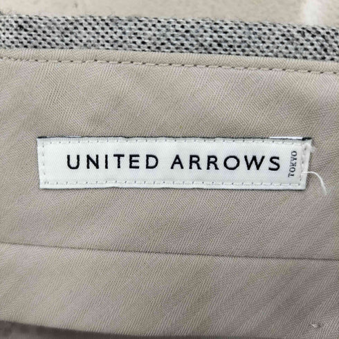 ユナイテッドアローズ UNITED ARROWS サキソニー ヘリンボーンストライプ モダンストレート パンツ メンズ JPN:L