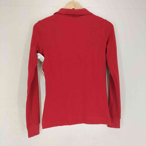 ラルフローレン RALPH LAUREN フロント刺繍ロングスリーブポロシャツ メンズ import:S
