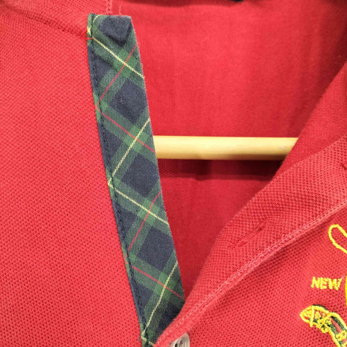 ラルフローレン RALPH LAUREN フロント刺繍ロングスリーブポロシャツ メンズ import:S
