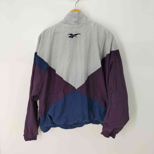 リーボック Reebok ロゴ刺繍 ナイロンジャケット メンズ XL