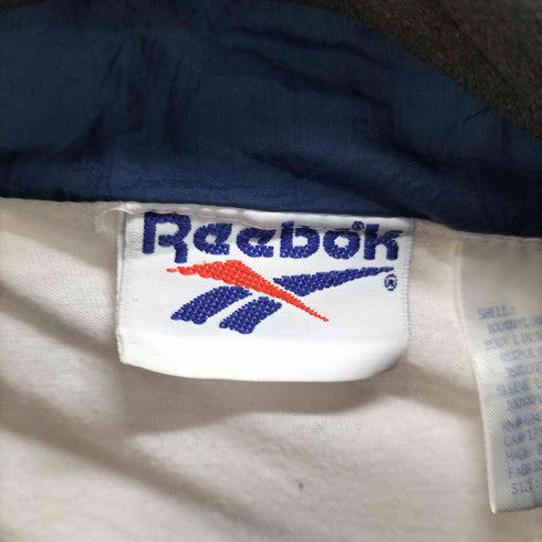 リーボック Reebok ロゴ刺繍 ナイロンジャケット メンズ XL