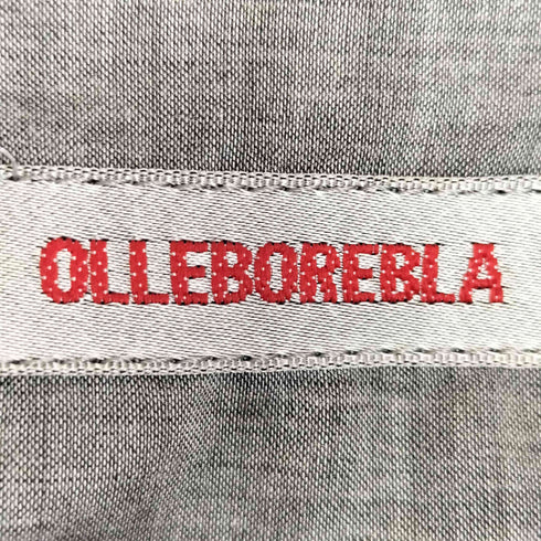 アルベロベロ OLLEBOREBLA オレボレブラ ブタさんボタン リス ビジュー装飾 レース 異素材切替 長袖シャツ レディース