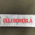 アルベロベロ OLLEBOREBLA オレボレブラ ブタさんボタン パッチワーク ビジュー装飾 異素材切替 変形 シャツワンピース レディース