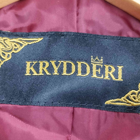 KRYDDERI ドット柄 ダブルブレスト アクリル コート レディース JPN:L