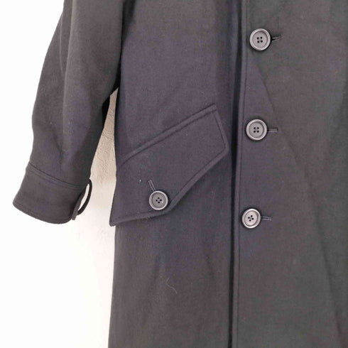 ヨウジヤマモトプールオム Yohji Yamamoto POUR HOMME ARMY GABARDINE HEM CUFFS COAT ウール コート メンズ