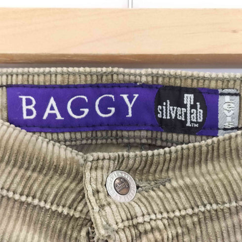 リーバイス Levis silverTab BAGGY シルバータブ バギー90s USA製 ワイド コーデュロイパンツ メンズ W34L30