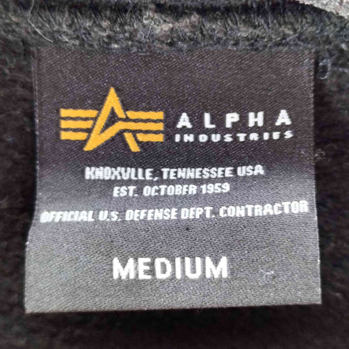 アルファインダストリーズ ALPHA INDUSTRIES バックプリントパーカー メンズ import:M