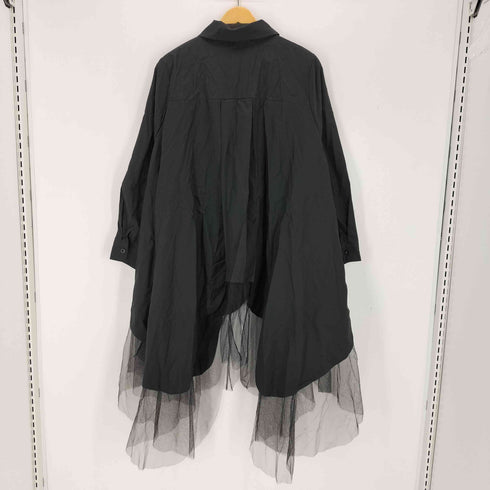 チュールシャツワンピース レディース ONE SIZE