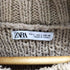 ザラ ZARA コットン レーヨン 編み込み ニット メンズ JPN:L