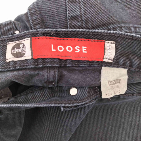 リーバイス Levis 97年 6月製造 USA製 SILVERTAB LOOSE ルーズ バギーデニムパンツ メンズ 34/30
