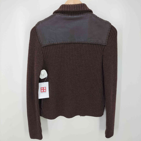 ギャップ Gap レザー切替 ハイネックウールニット レディース JPN:S