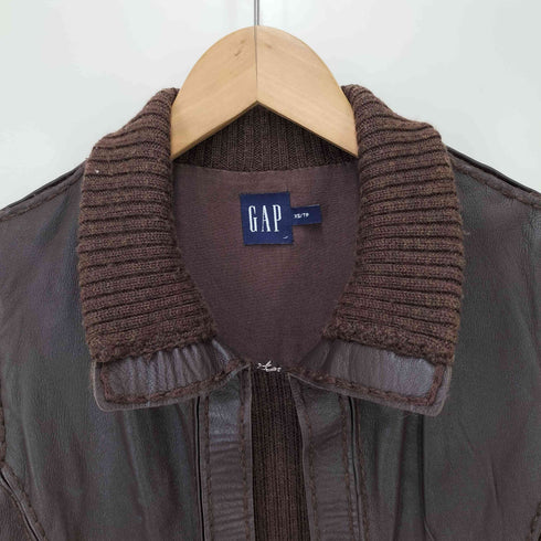 ギャップ Gap レザー切替 ハイネックウールニット レディース JPN:S
