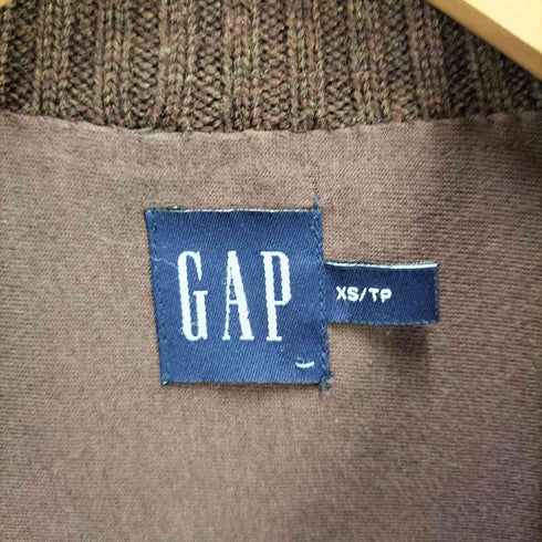 ギャップ Gap レザー切替 ハイネックウールニット レディース JPN:S