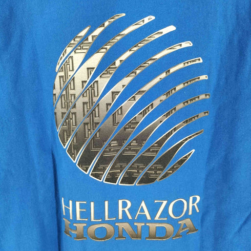ヘルレイザー HELLRAZOR ロゴ刺繍 バックプリント プルオーバーパーカー メンズ import:L
