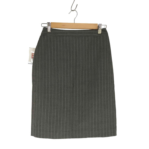 ブルックスブラザーズ BROOKS BROTHERS LORO PIANA STRECH WOOL ストライプウールスカート レディース JPN:2