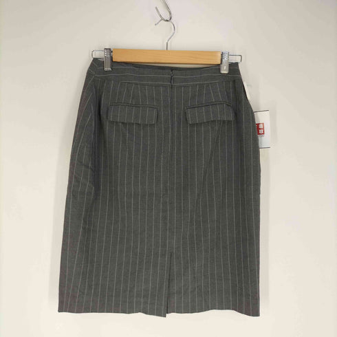 ブルックスブラザーズ BROOKS BROTHERS LORO PIANA STRECH WOOL ストライプウールスカート レディース JPN:2