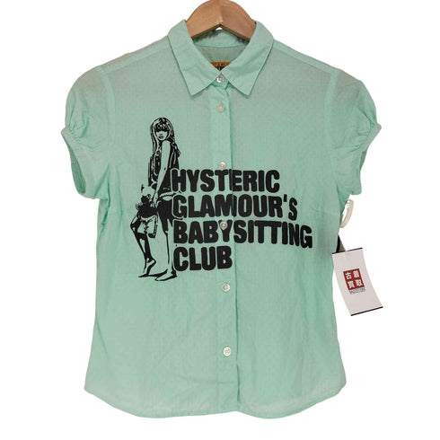 ヒステリックグラマー HYSTERIC GLAMOUR BABYSITTING CLUB コンパクトシャツ レディース S