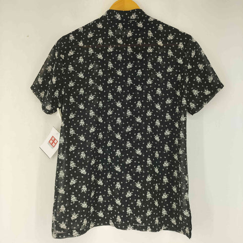 YOICHI NAGASAWA 花柄刺繍 S/S チャイナシャツ レディース