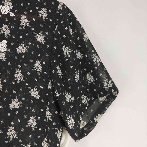 YOICHI NAGASAWA 花柄刺繍 S/S チャイナシャツ レディース