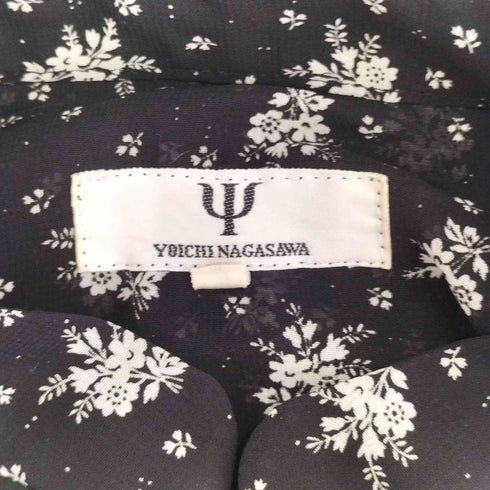 YOICHI NAGASAWA 花柄刺繍 S/S チャイナシャツ レディース