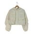エヴィス EVISU Logo Embroidery Textured Cropped Fashion Fit Windbreaker レディース M