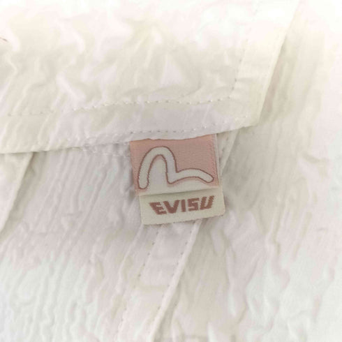 エヴィス EVISU Logo Embroidery Textured Cropped Fashion Fit Windbreaker レディース M