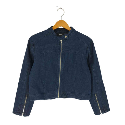 フェケテ FEKETE DENIM BIKER JACKET デニムバイカージャケット レディース JPN:S