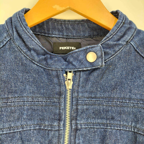 フェケテ FEKETE DENIM BIKER JACKET デニムバイカージャケット レディース JPN:S