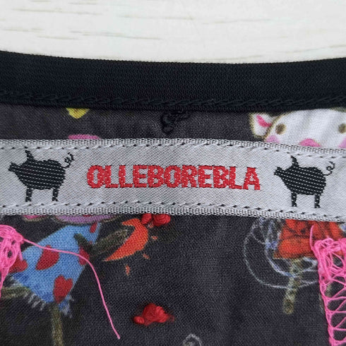 アルベロベロ OLLEBOREBLA オレボレブラ ブタさん 刺繍 ビジュー装飾 ya pas jadore les fringues 半袖カットソー レディース
