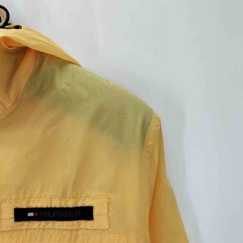 トミーヒルフィガー TOMMY HILFIGER リップストップ ロゴ ジップアップ ポリ パーカー ジャケット メンズ import:XS