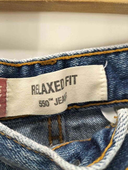リーバイス Levis 550 RELAXED FIT ボタン裏 324 刻印 ジップフライ デニム ショート パンツ ショーツ ジョ―ツ メンズ W:36 L:32