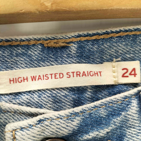 リーバイス Levis HIGH WAISTED STRAIGHT 25 ハイウエスト ストレートデニム レディース