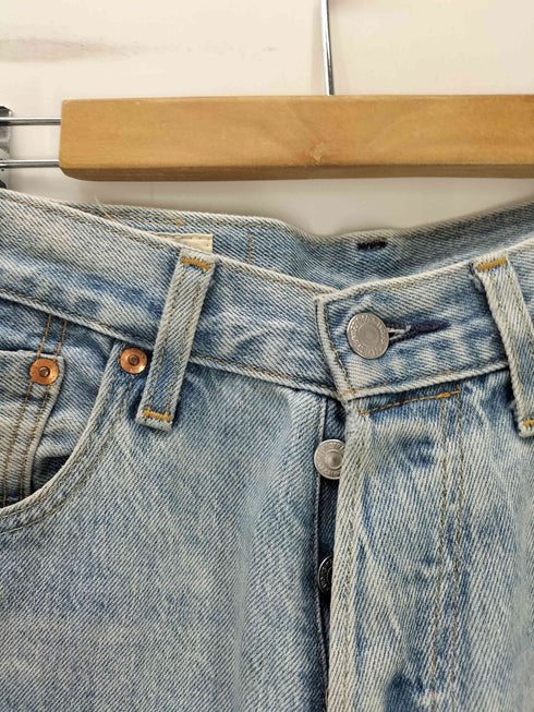 リーバイス Levis 501 THISTLE SUBTLE ボタンフライ ストレートジーンズ 復刻 レディース W26 L32