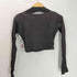 ビラボン BILLABONG Y2K スカル プリント リブ編み L/S クルーネック カットソー レディース import:M