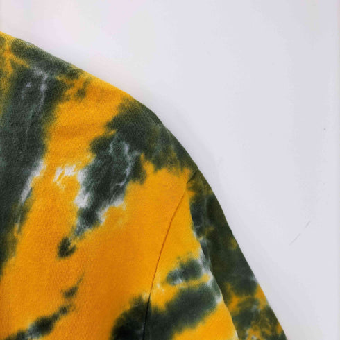 ギルダン GILDAN ultra cotton カレッジロゴ タイダイ染め S/S クルーネック Tシャツ バイカラー メンズ import:M