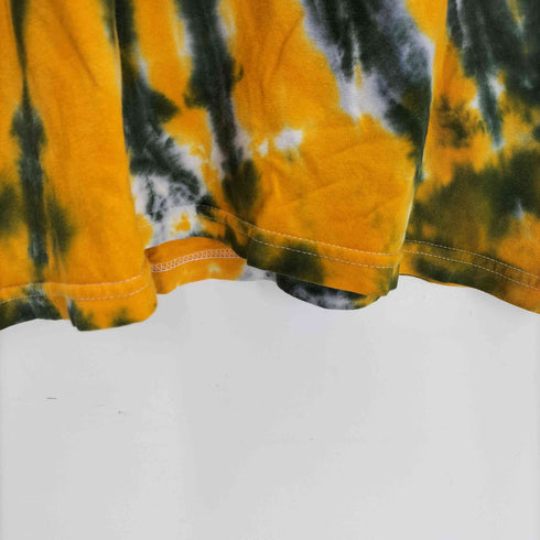 ギルダン GILDAN ultra cotton カレッジロゴ タイダイ染め S/S クルーネック Tシャツ バイカラー メンズ import:M