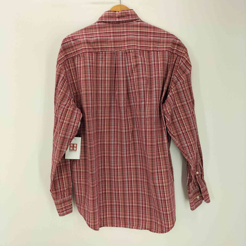ノーティカ NAUTICA ワンポイントロゴ刺繍 チェック L/S B.D. シャツ メンズ import:L