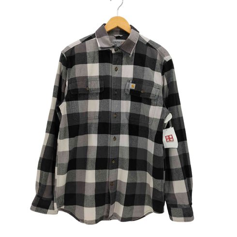 カーハート Carhartt ブロックチェック ヘビーネルシャツ メンズ import:S