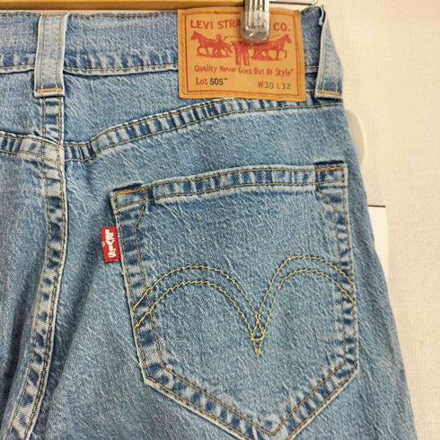 リーバイス Levis PREMIUM 505 BIG E ストレート デニムパンツ メンズ W30 L32