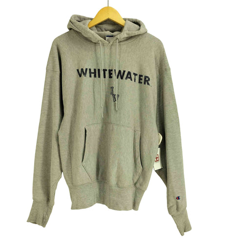 チャンピオン Champion 00S REVERSE WEAVE WHITE AWATER プリント プルオーバー パーカー メンズ import:L