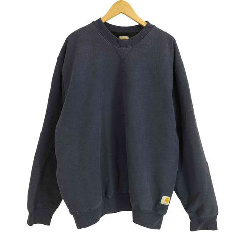カーハート Carhartt 裏地サーマル 前Vガゼット スウェット メンズ import:L