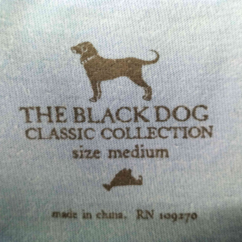 THE BLACK DOG L/S プリントTシャツ メンズ JPN:M