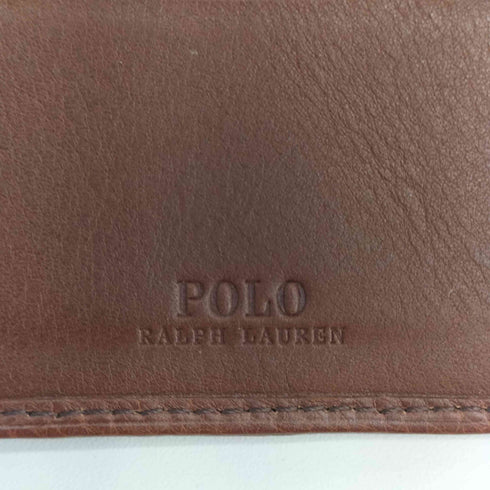 ポロラルフローレン POLO RALPH LAUREN スモールポニ刻印 レザー カードケース メンズ