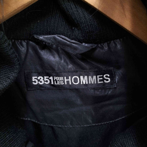 ゴーサンゴーイチプールオム 5351 POUR LES HOMMES ソフィレタ ダウンライダースジャケット ファー Y2K メンズ JPN:4
