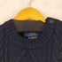 ポロラルフローレン POLO RALPH LAUREN ショルダーボタンケーブルニットワンピース レディース import:XS